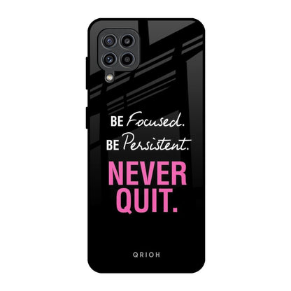 Be Focused Samsung Galaxy F22 Glass Back Cover Online