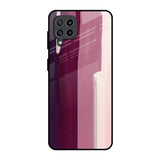 Brush Stroke Art Samsung Galaxy F22 Glass Back Cover Online