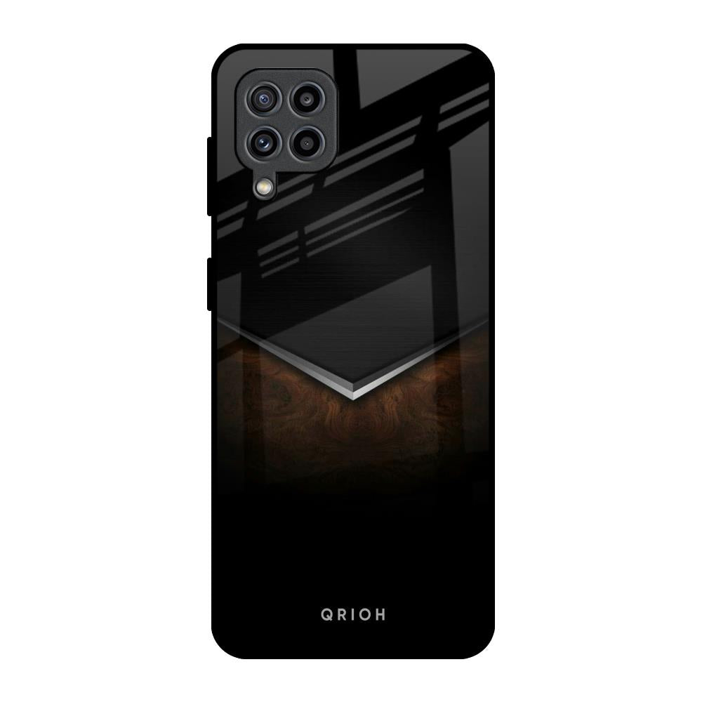 Dark Walnut Samsung Galaxy F22 Glass Back Cover Online