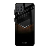 Dark Walnut Samsung Galaxy F22 Glass Back Cover Online