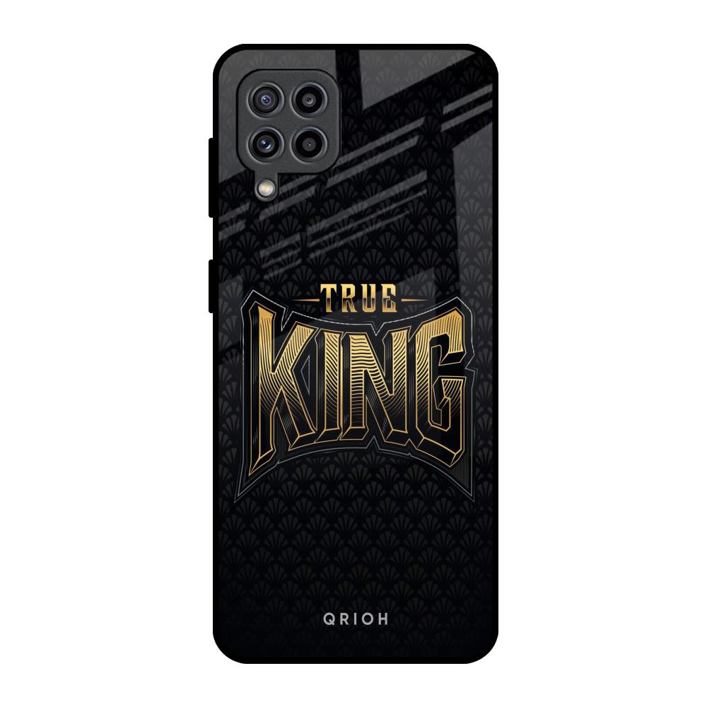 True King Samsung Galaxy F22 Glass Back Cover Online
