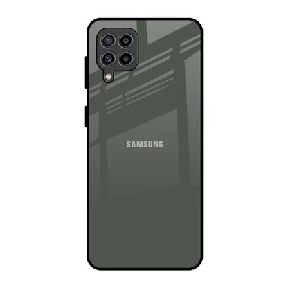 Charcoal Samsung Galaxy F22 Glass Back Cover Online