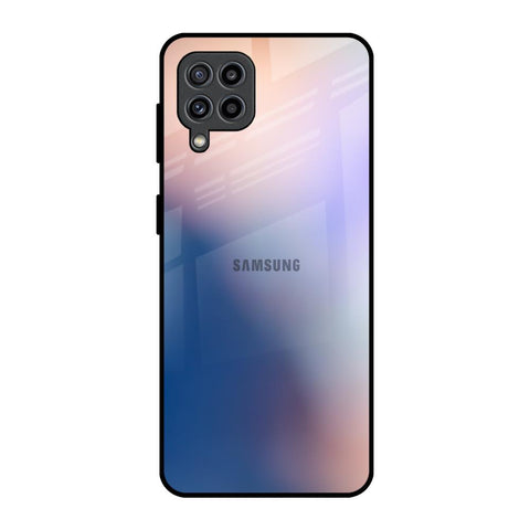 Blue Mauve Gradient Samsung Galaxy F22 Glass Back Cover Online