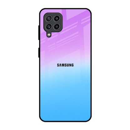 Unicorn Pattern Samsung Galaxy F22 Glass Back Cover Online