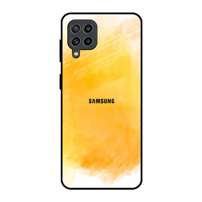Rustic Orange Samsung Galaxy F22 Glass Back Cover Online