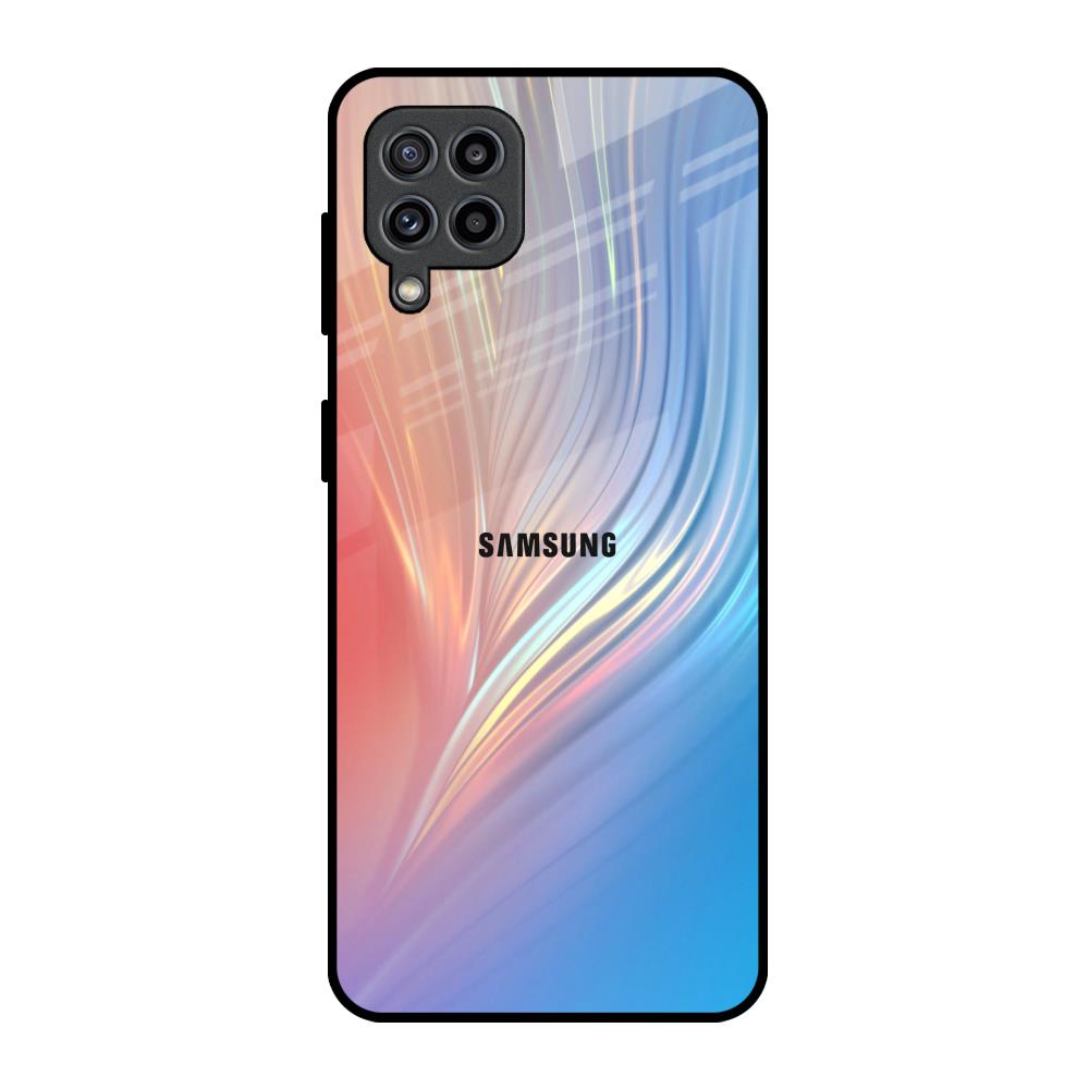 Mystic Aurora Samsung Galaxy F22 Glass Back Cover Online