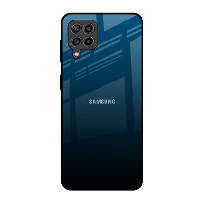 Sailor Blue Samsung Galaxy F22 Glass Back Cover Online