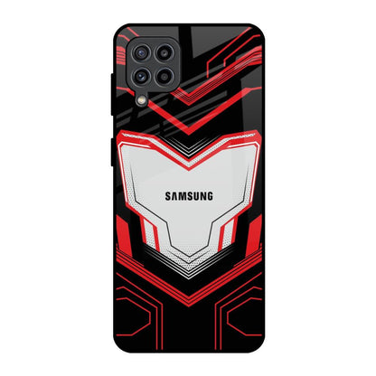 Quantum Suit Samsung Galaxy F22 Glass Back Cover Online