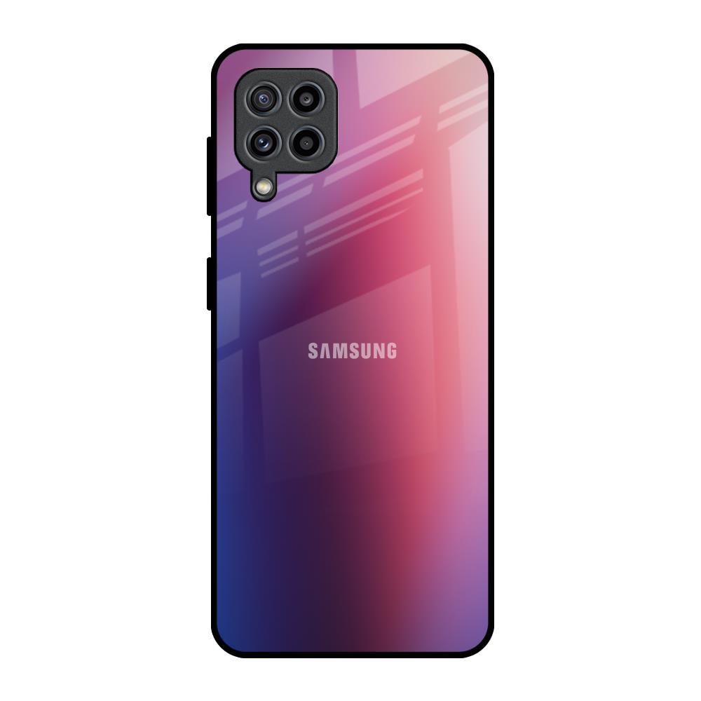 Multi Shaded Gradient Samsung Galaxy F22 Glass Back Cover Online