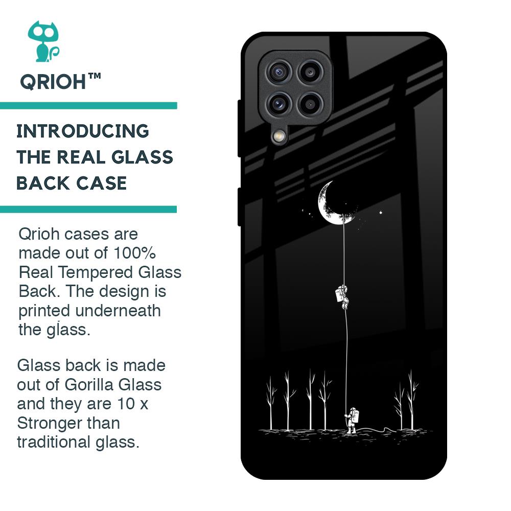Catch the Moon Glass Case for Samsung Galaxy F22