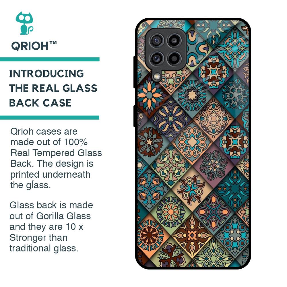 Retro Art Glass Case for Samsung Galaxy F22