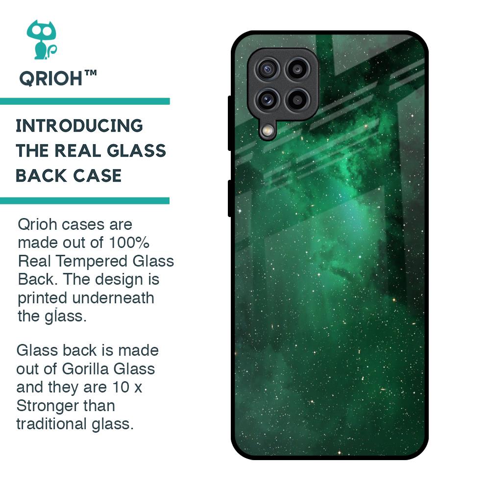 Emerald Firefly Glass Case For Samsung Galaxy F22