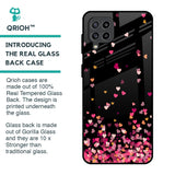Heart Rain Fall Glass Case For Samsung Galaxy F22