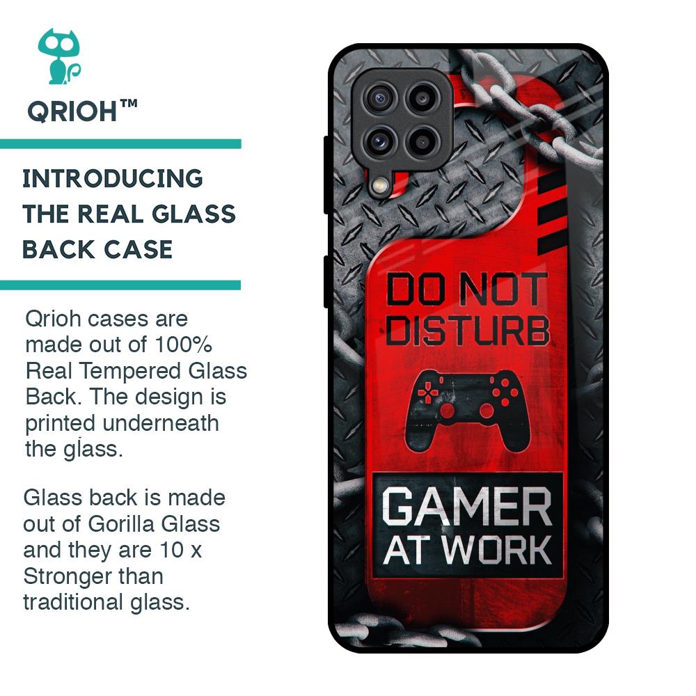 Do No Disturb Glass Case For Samsung Galaxy F22