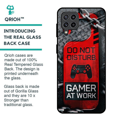 Do No Disturb Glass Case For Samsung Galaxy F22
