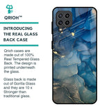 Blue Cool Marble Glass Case for Samsung Galaxy F22