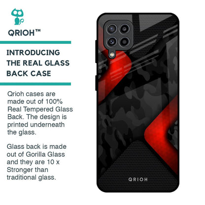 Modern Camo Abstract Glass Case for Samsung Galaxy F22