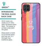 Lucky Abstract Glass Case for Samsung Galaxy F22
