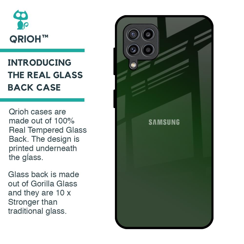 Deep Forest Glass Case for Samsung Galaxy F22
