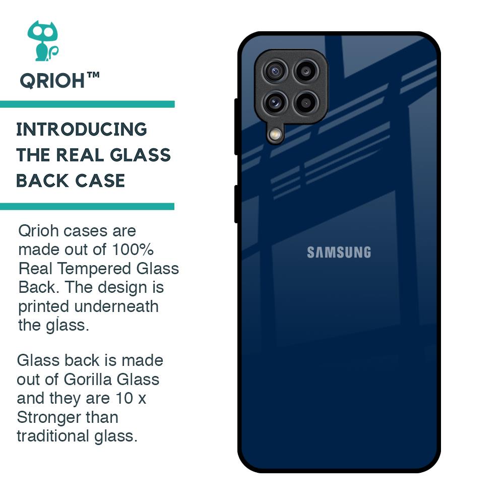 Royal Navy Glass Case for Samsung Galaxy F22