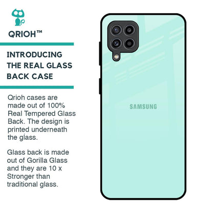 Teal Glass Case for Samsung Galaxy F22