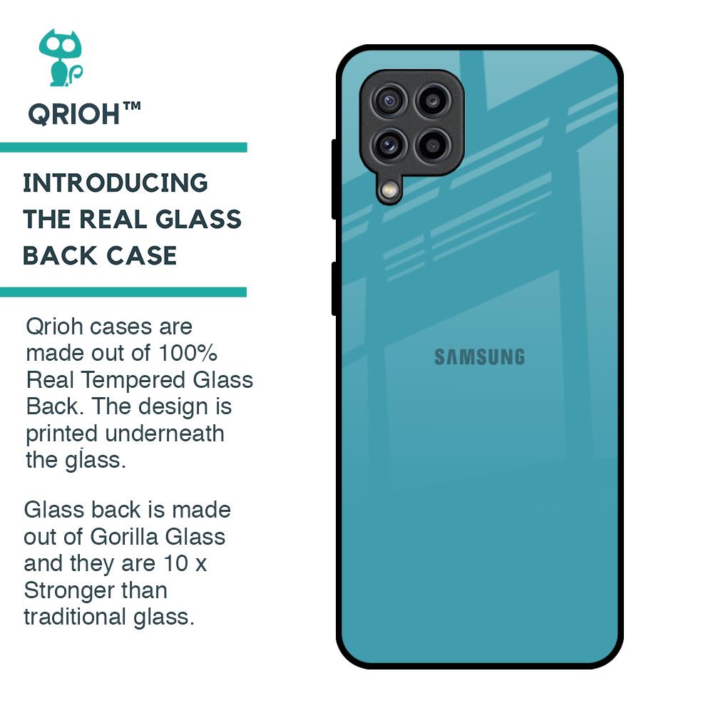 Oceanic Turquiose Glass Case for Samsung Galaxy F22