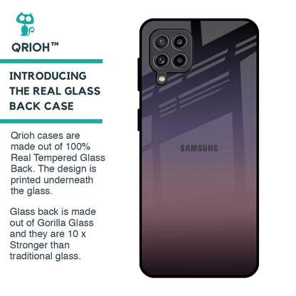Grey Ombre Glass Case for Samsung Galaxy F22
