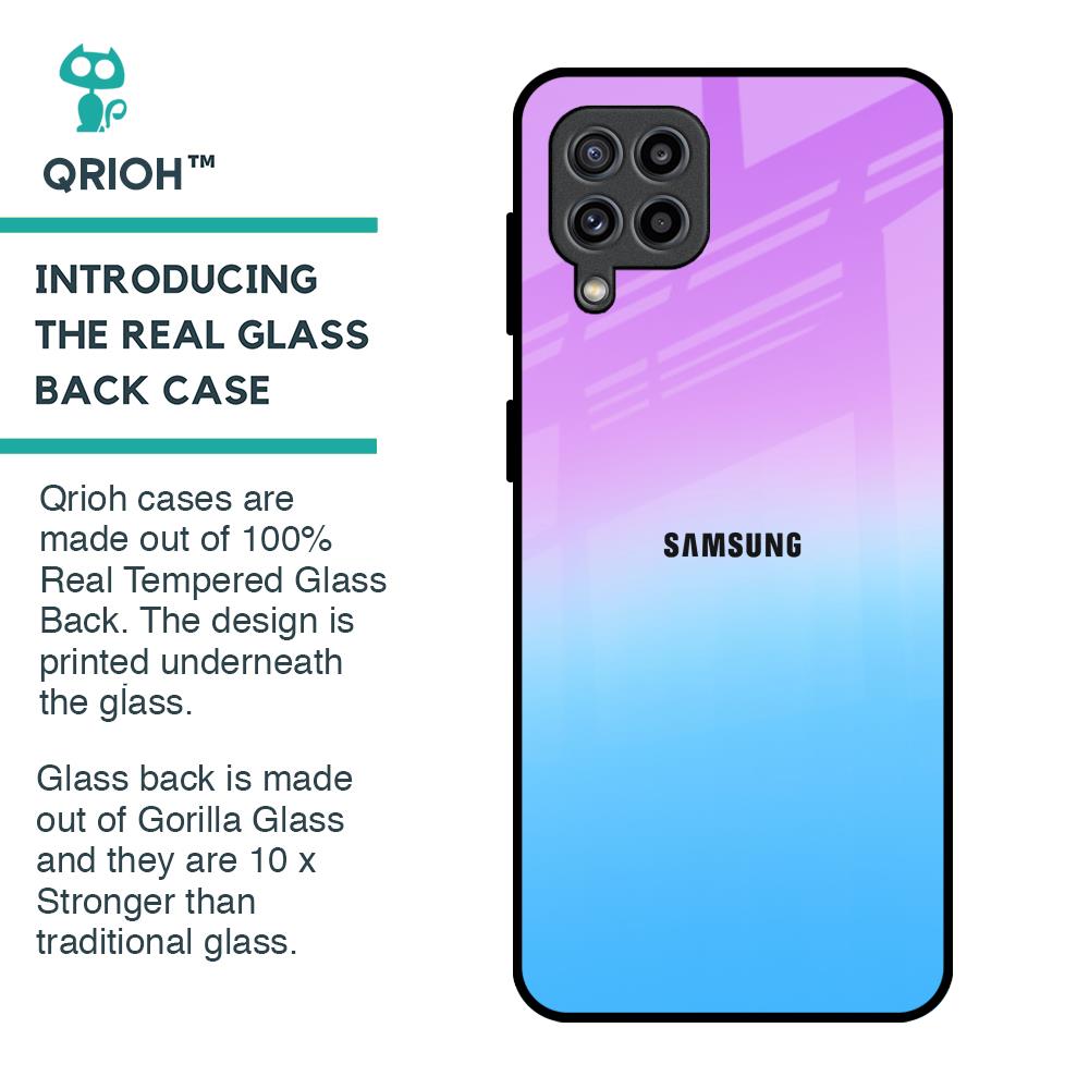 Unicorn Pattern Glass Case for Samsung Galaxy F22