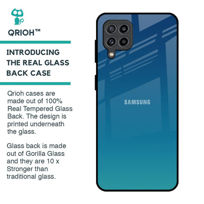 Celestial Blue Glass Case For Samsung Galaxy F22
