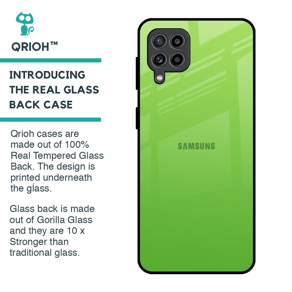 Paradise Green Glass Case For Samsung Galaxy F22