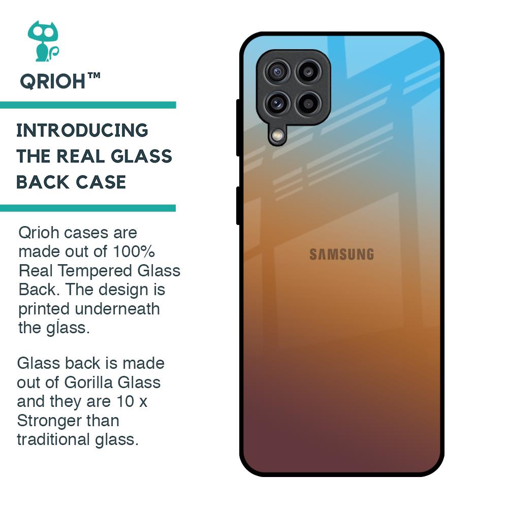Rich Brown Glass Case for Samsung Galaxy F22