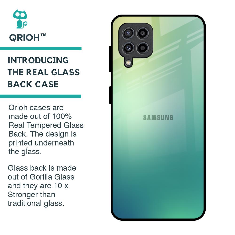 Dusty Green Glass Case for Samsung Galaxy F22