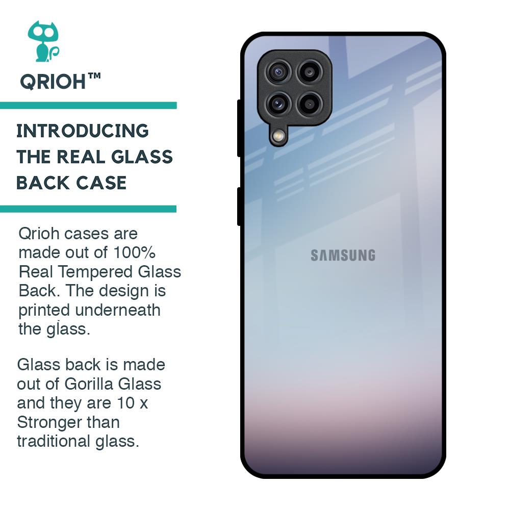Light Sky Texture Glass Case for Samsung Galaxy F22