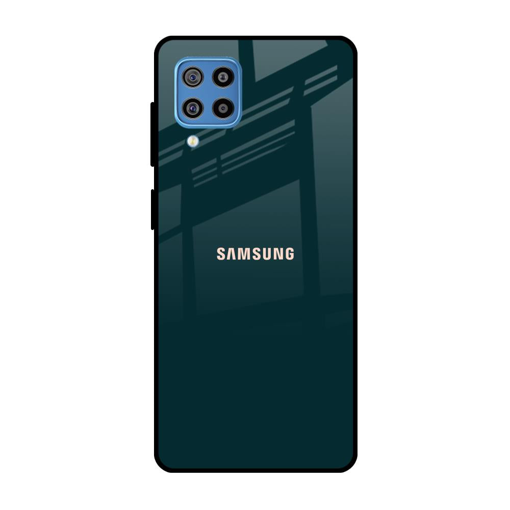 Hunter Green Samsung Galaxy F22 Glass Cases & Covers Online
