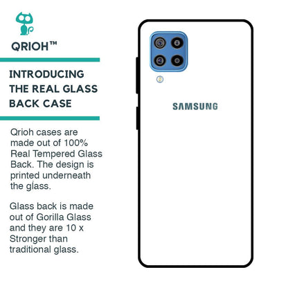 Arctic White Glass Case for Samsung Galaxy F22