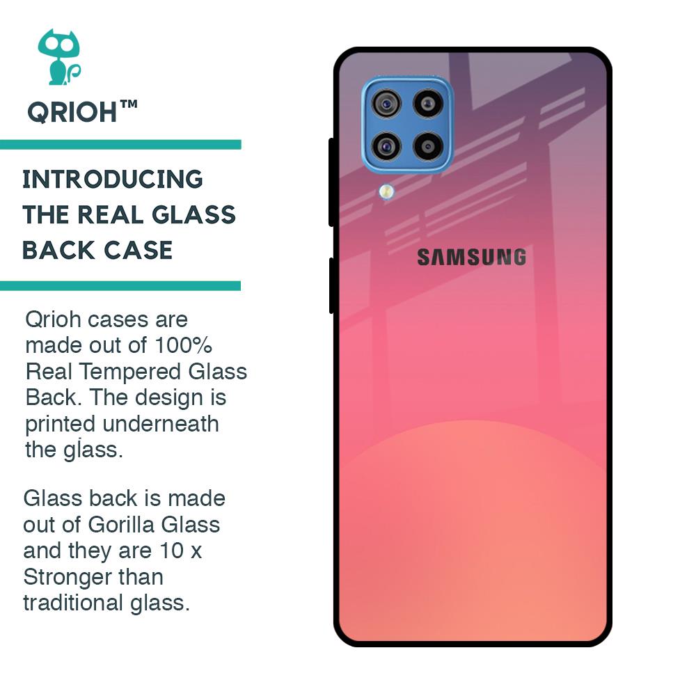Sunset Orange Glass Case for Samsung Galaxy F22