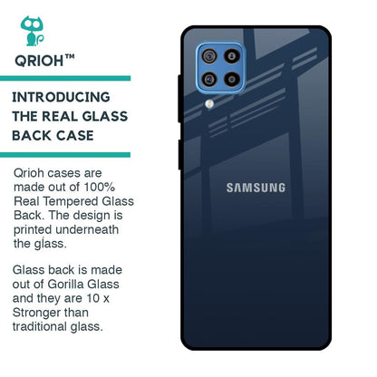 Overshadow Blue Glass Case For Samsung Galaxy F22