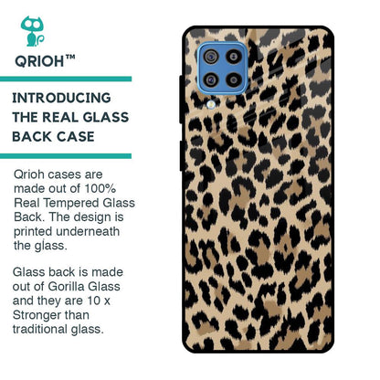 Leopard Seamless Glass Case For Samsung Galaxy F22