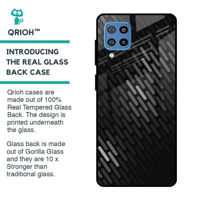 Dark Abstract Pattern Glass Case For Samsung Galaxy F22