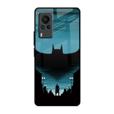 Cyan Bat Vivo X60 PRO Glass Back Cover Online