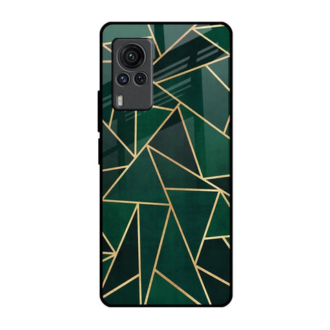 Abstract Green Vivo X60 PRO Glass Back Cover Online