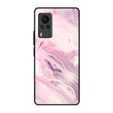 Diamond Pink Gradient Vivo X60 PRO Glass Back Cover Online