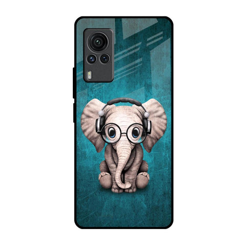 Adorable Baby Elephant Vivo X60 PRO Glass Back Cover Online
