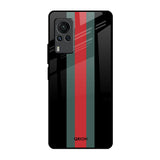 Vertical Stripes Vivo X60 PRO Glass Back Cover Online
