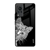Kitten Mandala Vivo X60 PRO Glass Back Cover Online