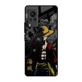 Dark Luffy Vivo X60 PRO Glass Back Cover Online