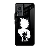 Monochrome Goku Vivo X60 PRO Glass Back Cover Online