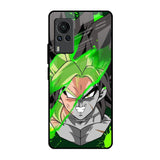 Anime Green Splash Vivo X60 PRO Glass Back Cover Online