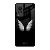 White Angel Wings Vivo X60 PRO Glass Back Cover Online