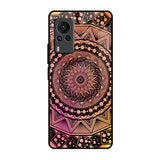 Floral Mandala Vivo X60 PRO Glass Back Cover Online